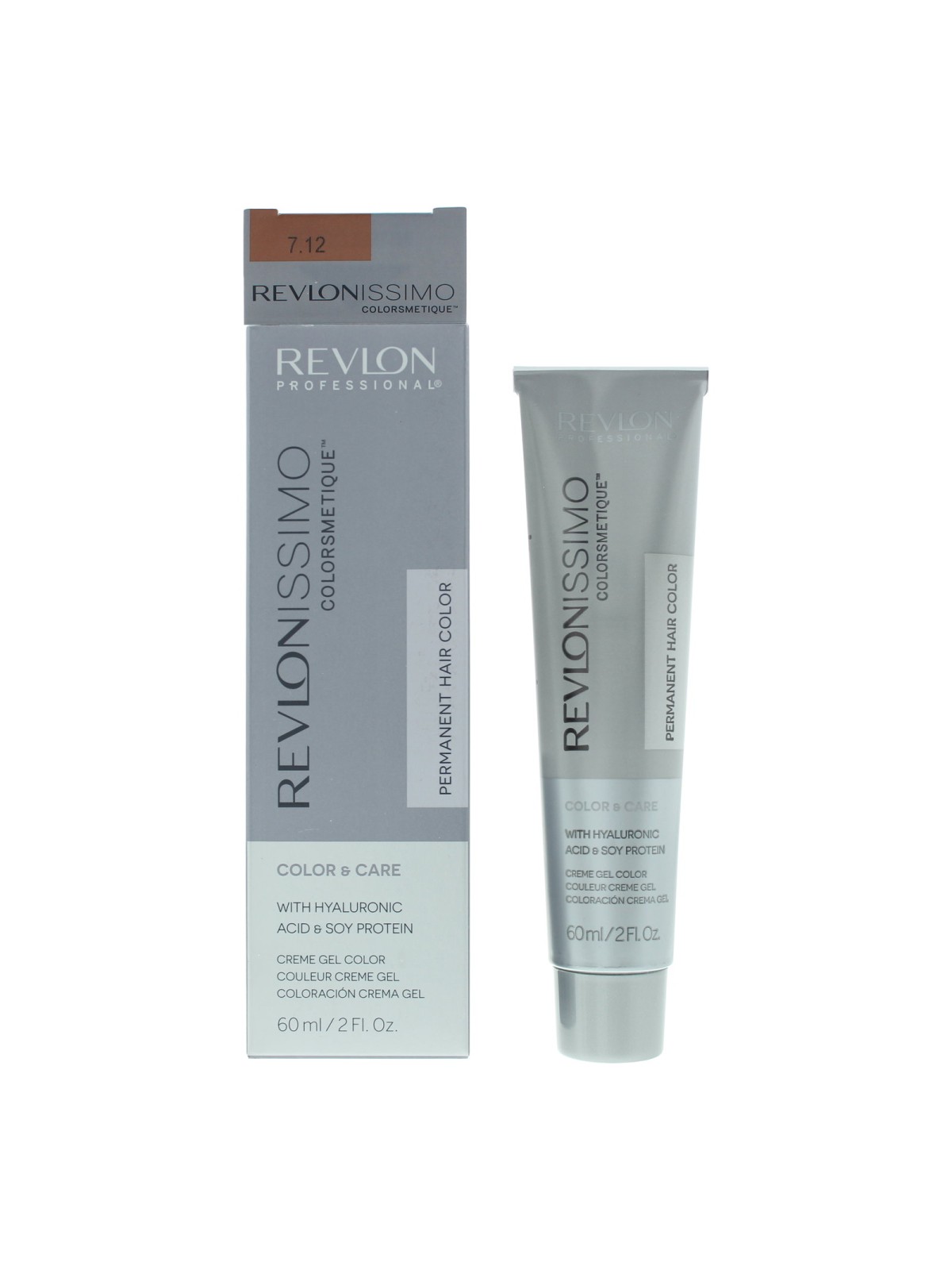 Revlon Revlonissimo Colorsmetique tinta per capelli permanente 7.12 Pearly Beige Blonde 60ml