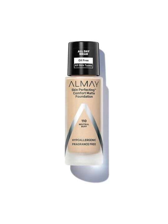 Almay Skin Perfecting Comfort opaco fondotinta liquido 110 Neutral Buff SPF 15 30ml