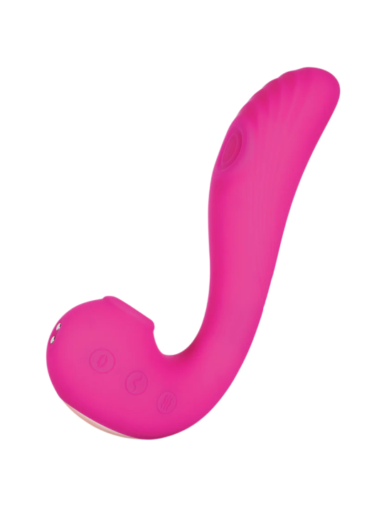 Honey Play Box Angel Clit Suckers G Spot Vibrator & Clit Licking Tongue 3-In-1 9 Vibrating + 9 Licking + 3 Sucking Modes ricaric