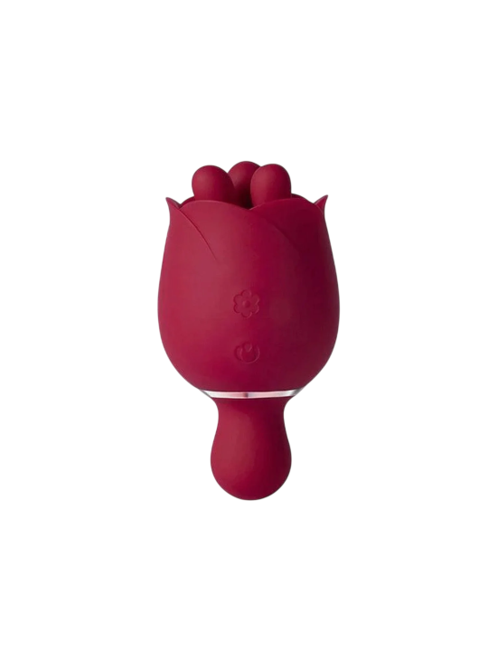 Honey Play Box Rosewyn Vibrator & Pinpoint Stimulator 2-In-1 9 Rotating Modes & Finger Pinching Stimulation rosa ricaricabile US