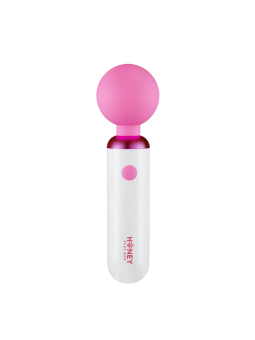 Honey Play Box Pomi Wand Clitoral Wand Vibrator 10 modalità di vibrazione ricaricabile USB Silicone+ABS 17.60 × 4.70 × 4.70 cm b