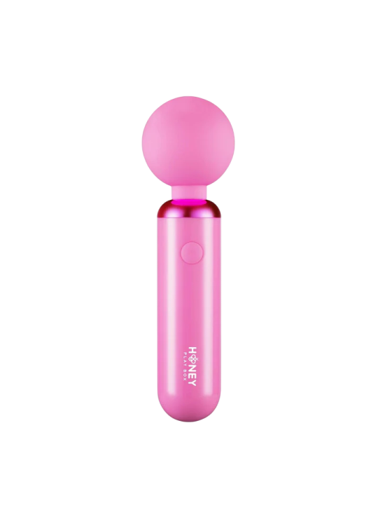 Honey Play Box Pomi Wand Clitoral Wand Vibrator 10 modalità di vibrazione ricaricabile USB Silicone+ABS 17.60 × 4.70 × 4.70 cm P