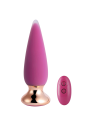 Honey Play Box Doro Plus Vibrating Anal Plugs 10 modalità di vibrazione Remote Control Curved ricaricabile USB ABS+Medical Silic