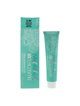 Intercosmo Nutrilux olio di macadamia tinta per capelli permanente 3.84 Dark Oak 60ml