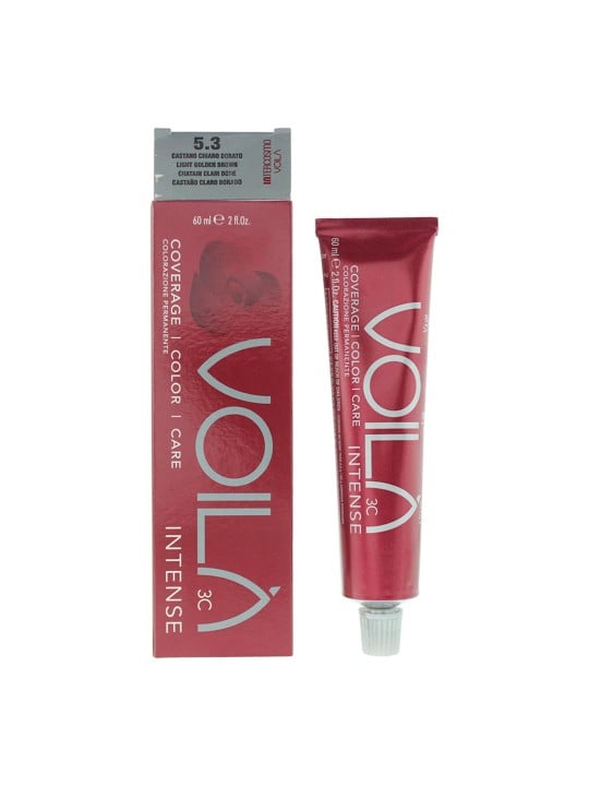Intercosmo Voila 3C Intense tinta per capelli permanente 5.3 Light Golden Brown 60ml