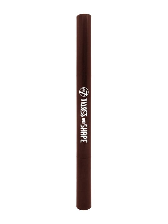 W7 Twist And Shape matita crema per sopracciglia marrone scuro 0.25 g