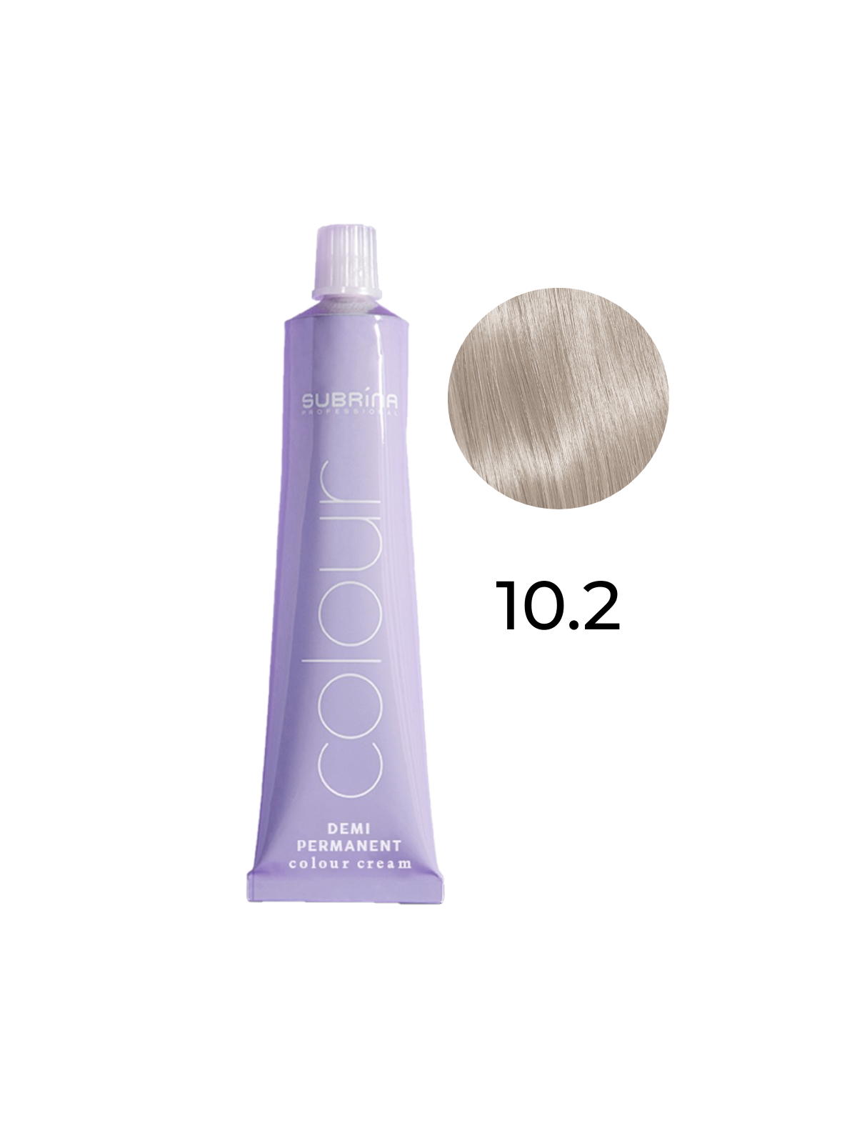 Subrina Professional colore demi permanente tinta per capelli demi-permanente 10/2 Pearl Blonde 60ml