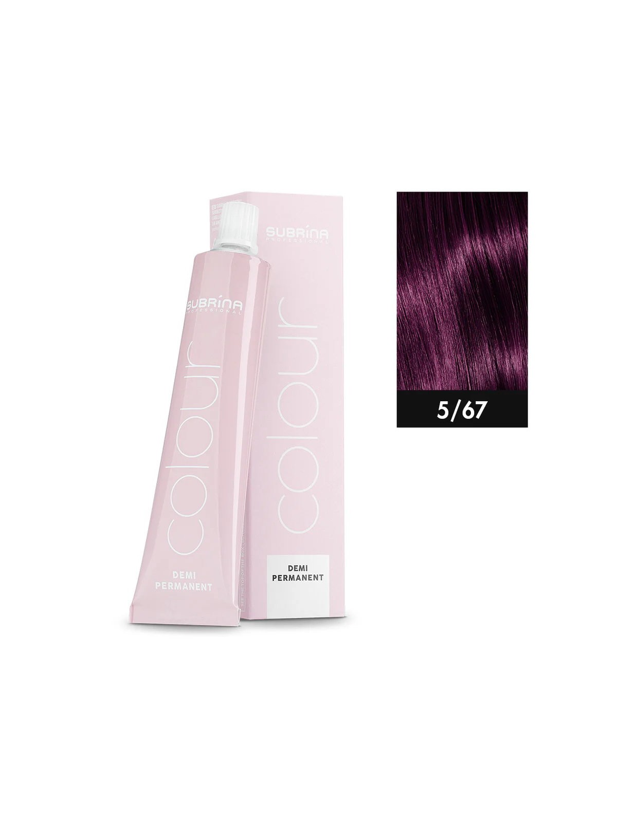 Subrina Professional colore demi permanente tinta per capelli demi-permanente 5/67 60ml