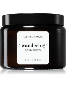 The Olphactory tè nero goji errante Goji candela profumata 360 g