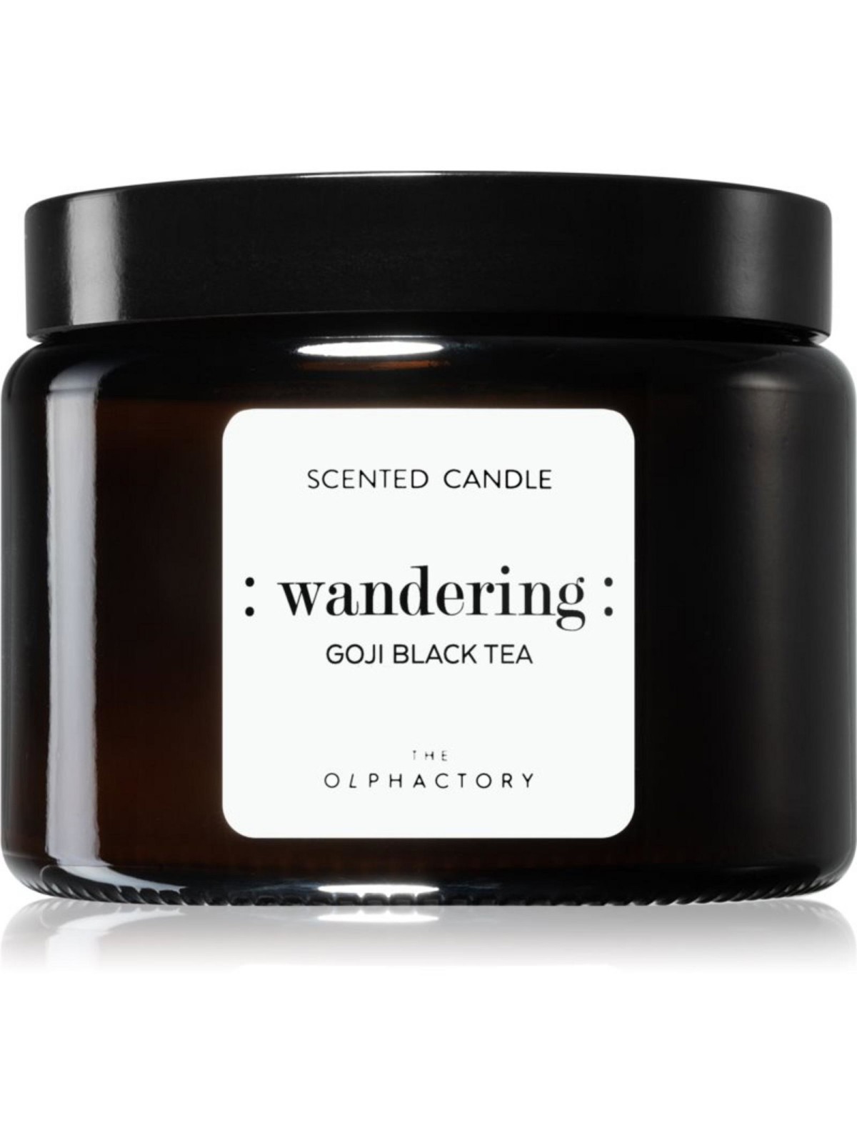 The Olphactory tè nero goji errante Goji candela profumata 360 g