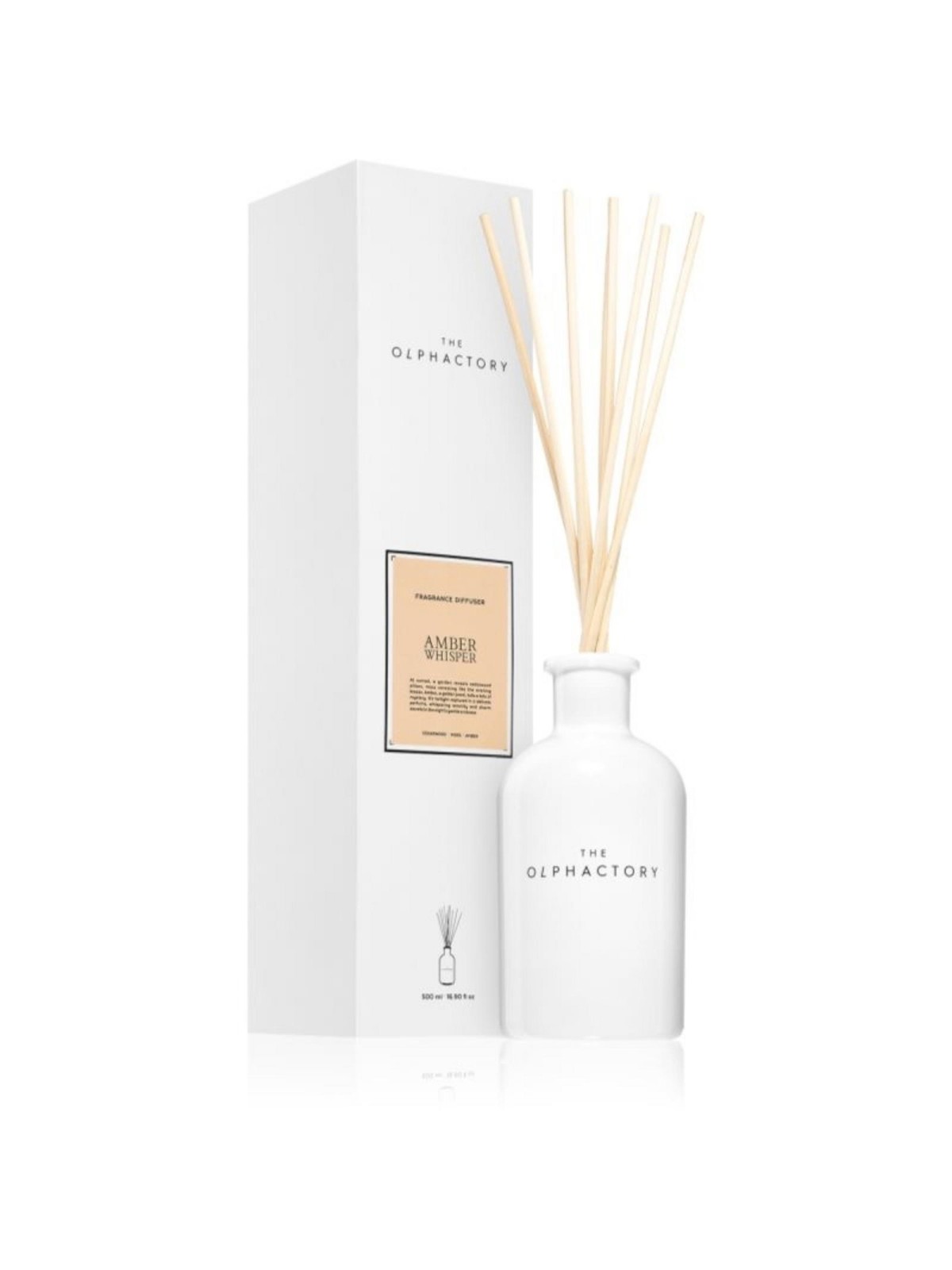 The Olphactory Amber Whisper bastoncini profumati diffusore di aromi 500ml