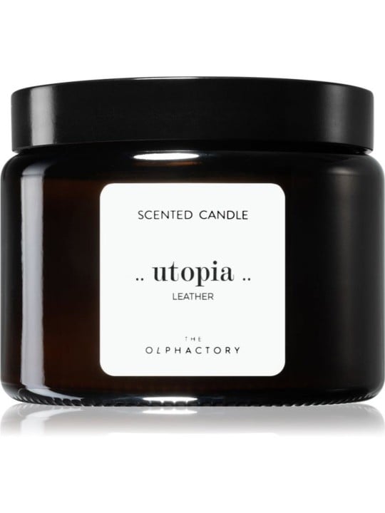 The Olphactory pelle utopica Leather candela profumata 360 g