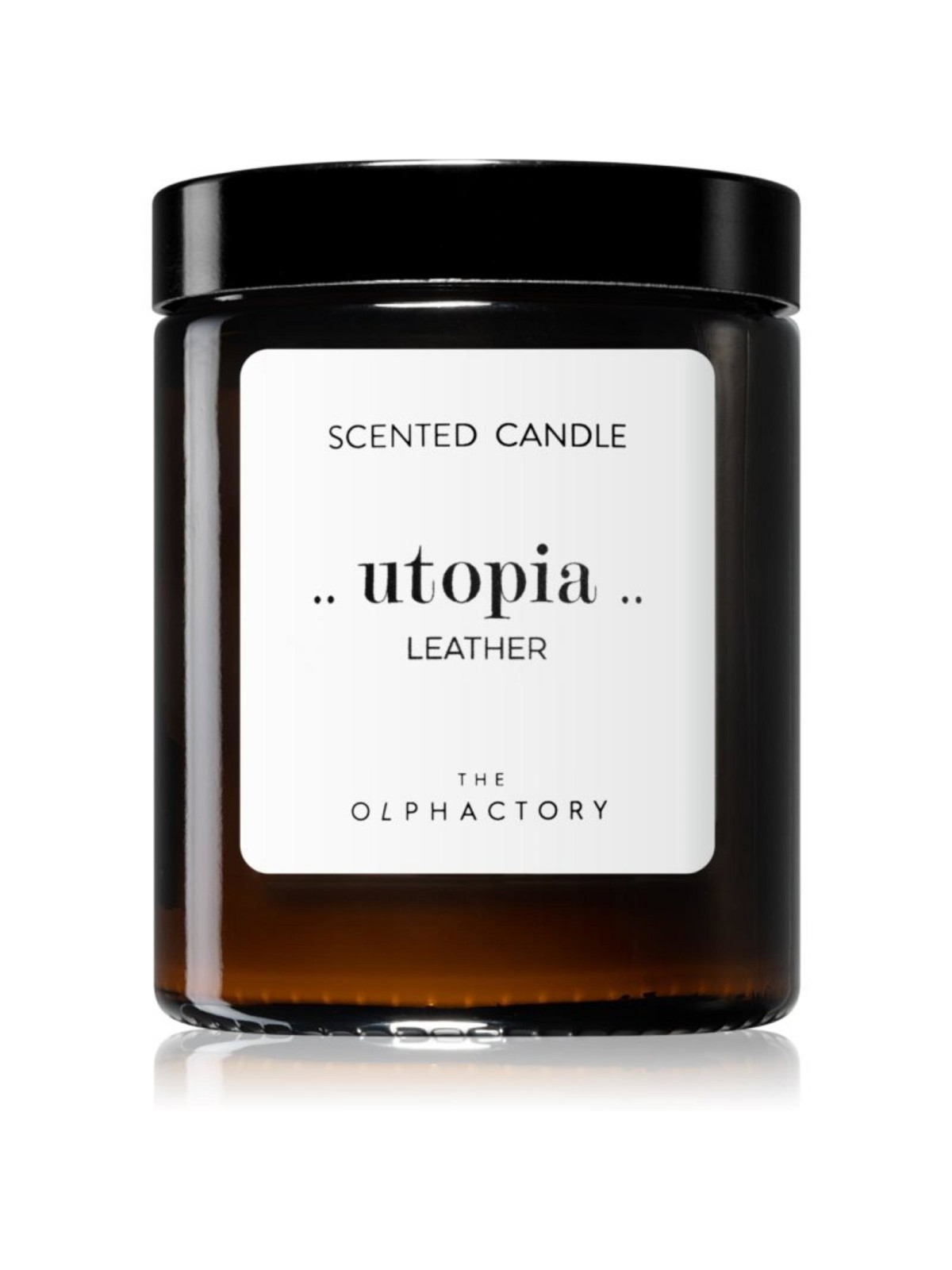 The Olphactory pelle utopica Leather candela profumata 135 g