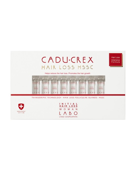 Labo Suisse Cadu-Crex Advanced Stage anti caduta dei capelli siero trattamento in fiale per cuoio capelluto donna 20 pcs 3.5ml
