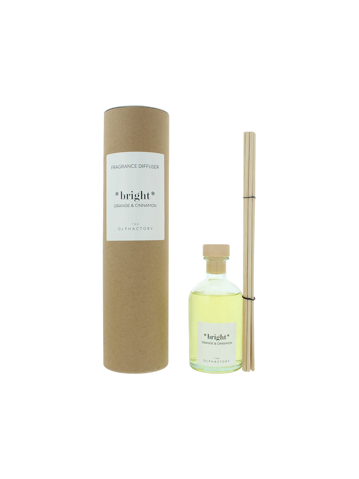 The Olphactory arancio brillante e cannella bastoncini profumati diffusore di aromi 100ml