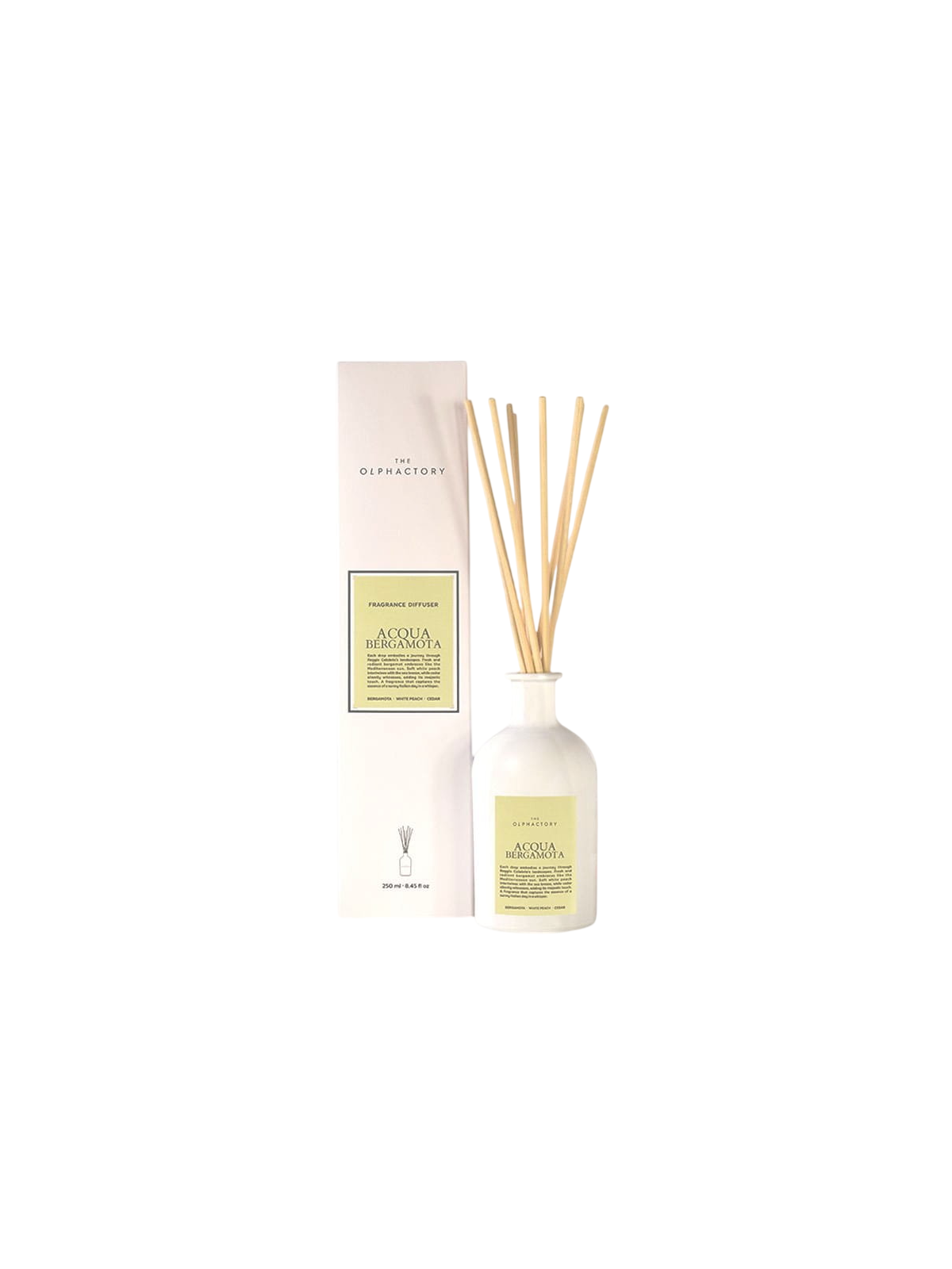 The Olphactory Acqua Bergamota bastoncini profumati diffusore di aromi 500ml