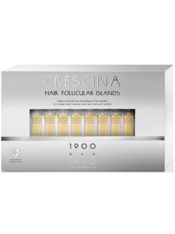 set Labo Suisse Crescina Follicular Islands 1900 per stimolare la crescita siero trattamento in fiale per cuoio capelluto uomo 2
