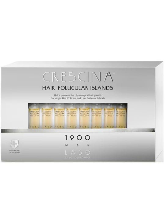 set Labo Suisse Crescina Follicular Islands 1900 per stimolare la crescita siero trattamento in fiale per cuoio capelluto uomo 2