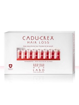 Labo Suisse Cadu-Crex Severe Stage anti caduta dei capelli siero trattamento in fiale per cuoio capelluto uomo 20 pcs 3.5ml