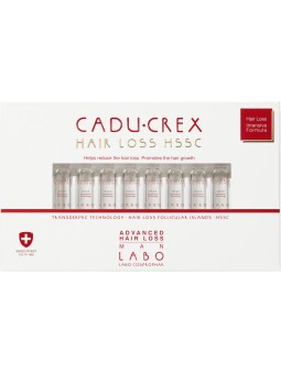 Labo Suisse Cadu-Crex Advanced Stage anti caduta dei capelli siero trattamento in fiale per cuoio capelluto uomo 40 pcs 3.5ml