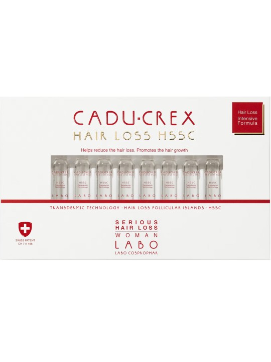 Labo Suisse Cadu-Crex Severe Stage anti caduta dei capelli siero trattamento in fiale per cuoio capelluto donna 20 pcs 3.5ml