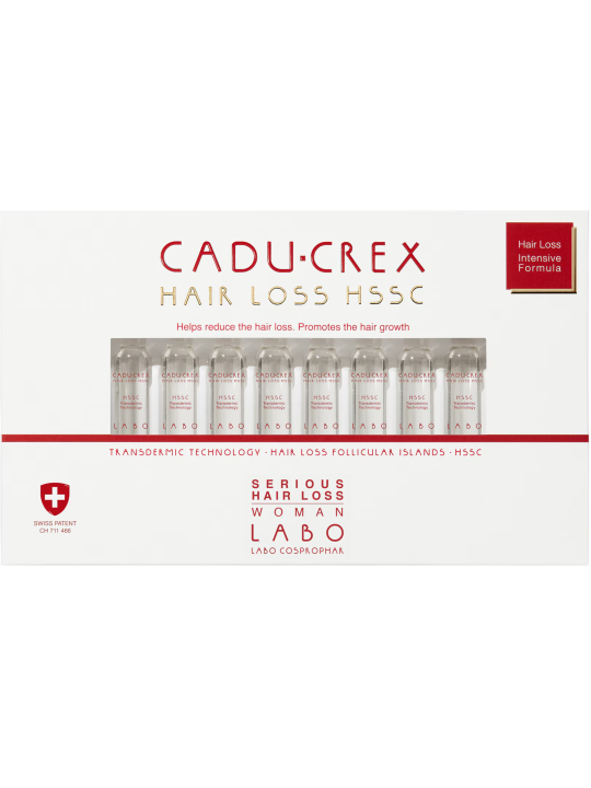 Labo Suisse Cadu-Crex Severe Stage anti caduta dei capelli siero trattamento in fiale per cuoio capelluto donna 40 pcs 3.5ml