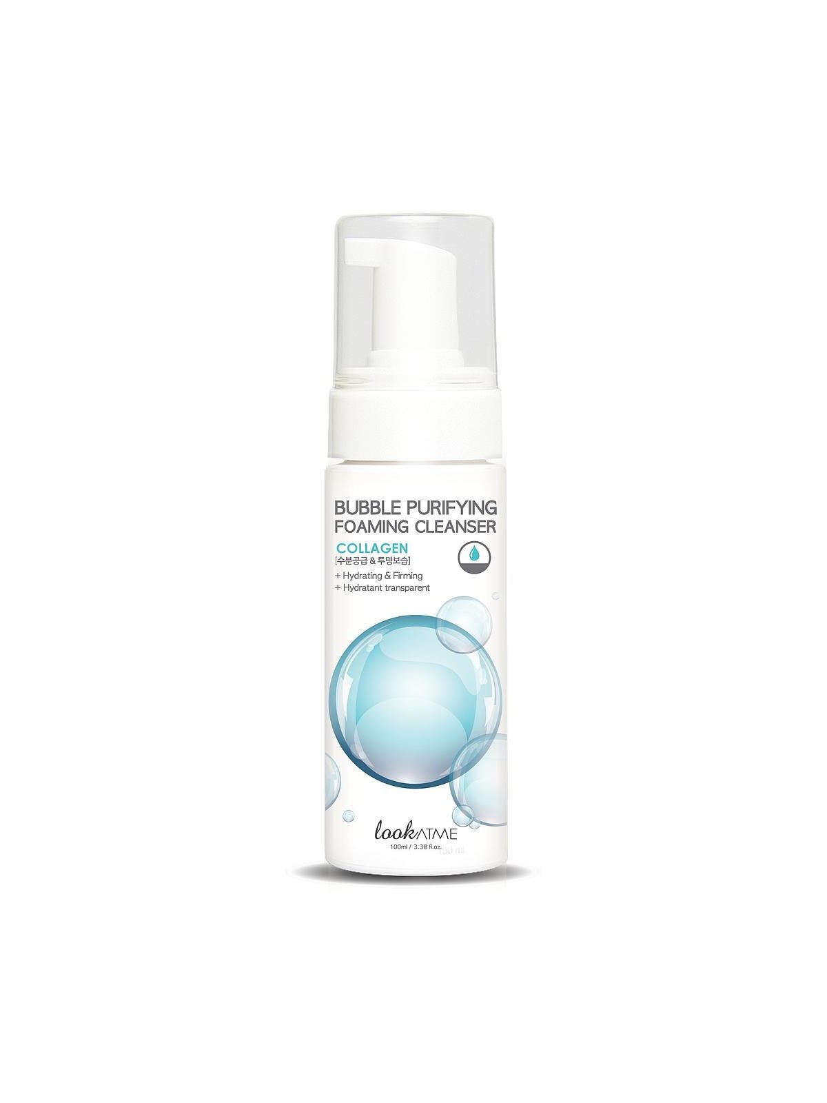 Look At Me Bubble Purifying Collagen elimina le impurità schiuma detergente 150ml donna