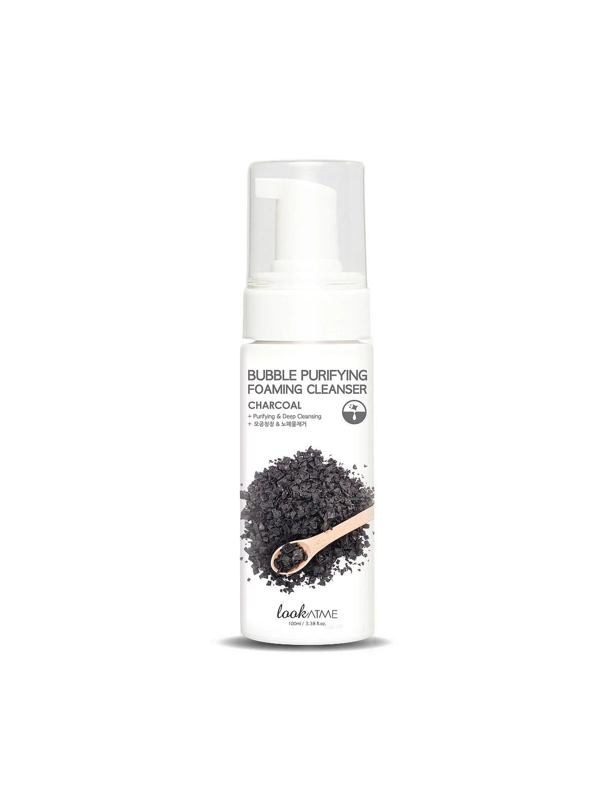 Look At Me Bubble Purifying carbone attivo pulizia profonda schiuma detergente 150ml donna