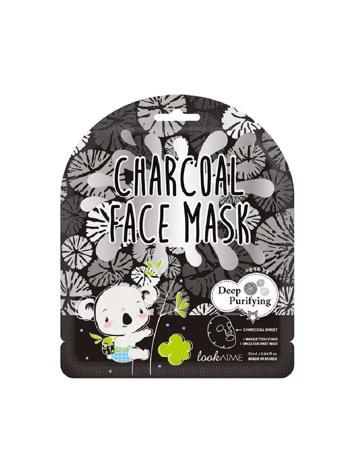 Look At Me Look At Me carbone attivo purificante maschera in tessuto per viso 25ml donna