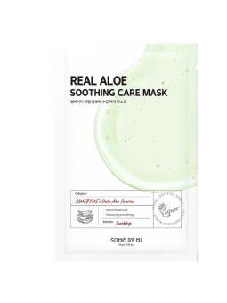 Some By Mi Real Aloe lenitivo maschera in tessuto per viso 20 g donna