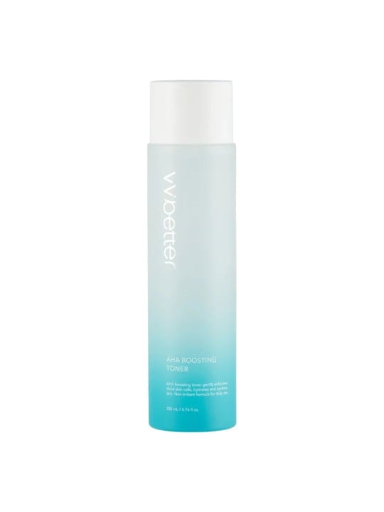 VV Better AHA Boosting Toner idratante Exfoliating & Brightening lozione tonica viso 200ml donna