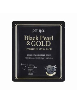 Petitfee Black Pearl & Gold Hydrating & Brightening maschera in gel viso 32 g donna