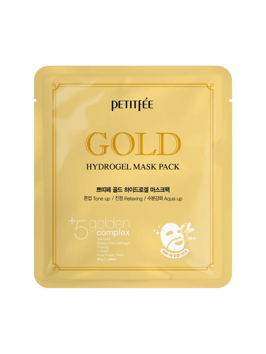 Petitfee Gold anti-invecchiamento Hydrogel maschera in gel per viso 32 g donna