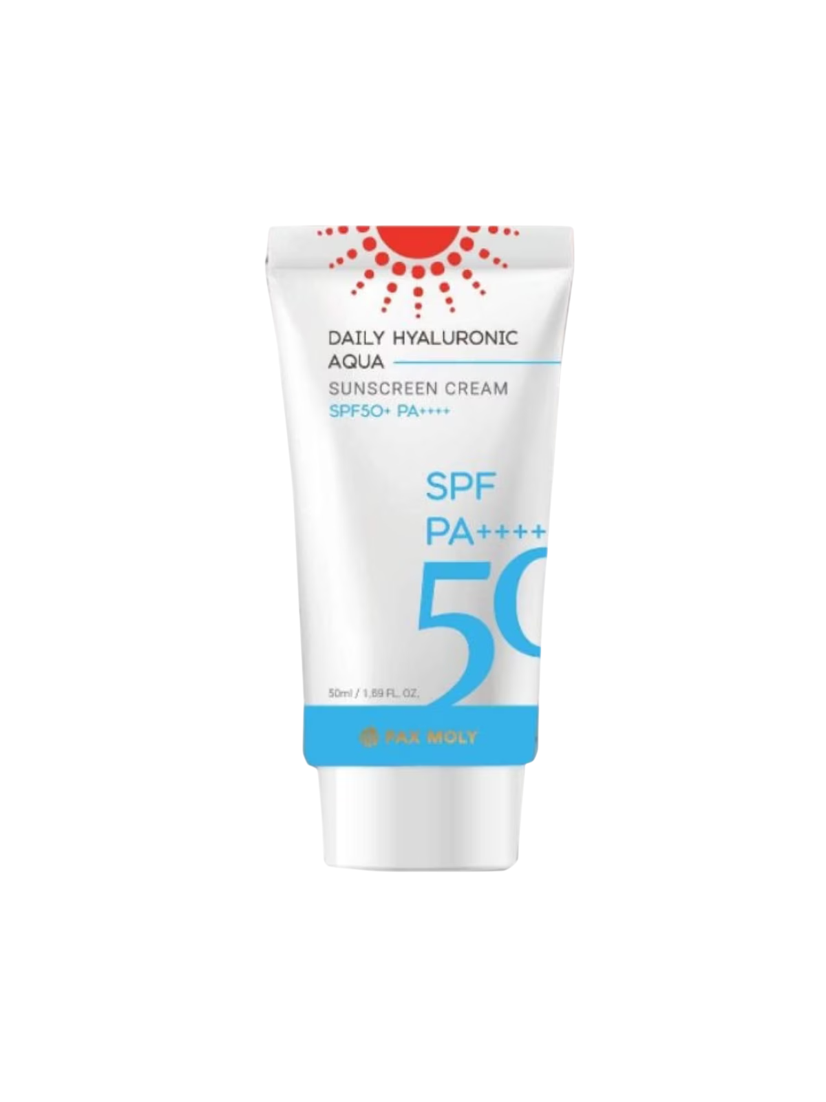 PaxMoly Daily Hyaluronic Aqua Hydrating & Protecting crema solare viso e corpo SPF50+ 50ml unisex