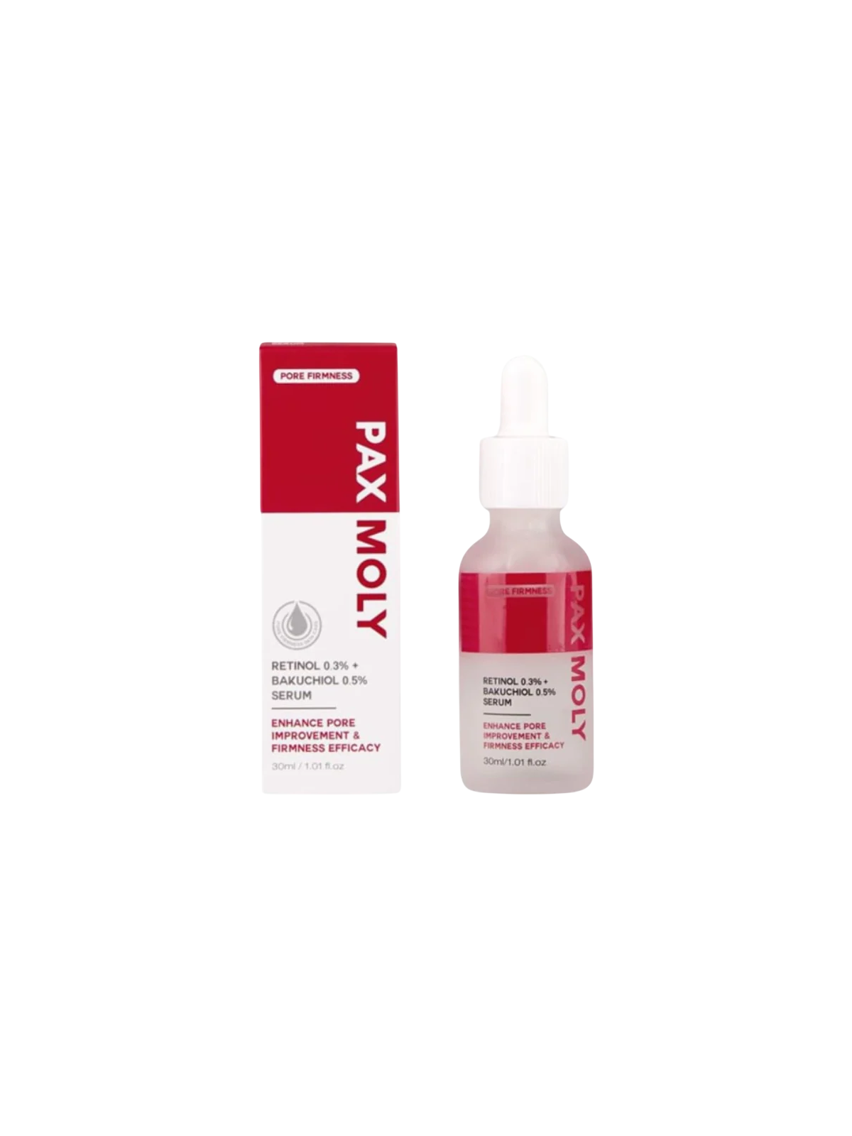 PaxMoly Daily High Strength 0.3% Retinol + 0.5% Bakuchiol Anti-Aging & Repairing notte siero per viso 30ml donna