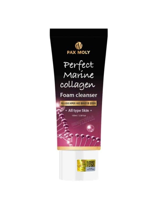 PaxMoly Perfect Collagen pulente e idratante schiuma detergente 100ml unisex