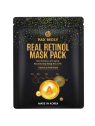 PaxMoly Real Retinol anti-invecchiamento maschera in tessuto viso giorno e notte 25ml unisex