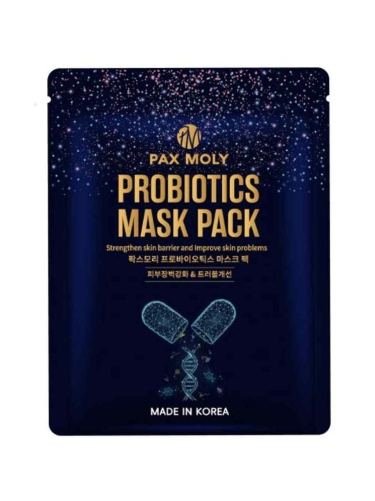 PaxMoly Probiotics Hydrating & Nourishing maschera in tessuto viso giorno e notte 25ml donna