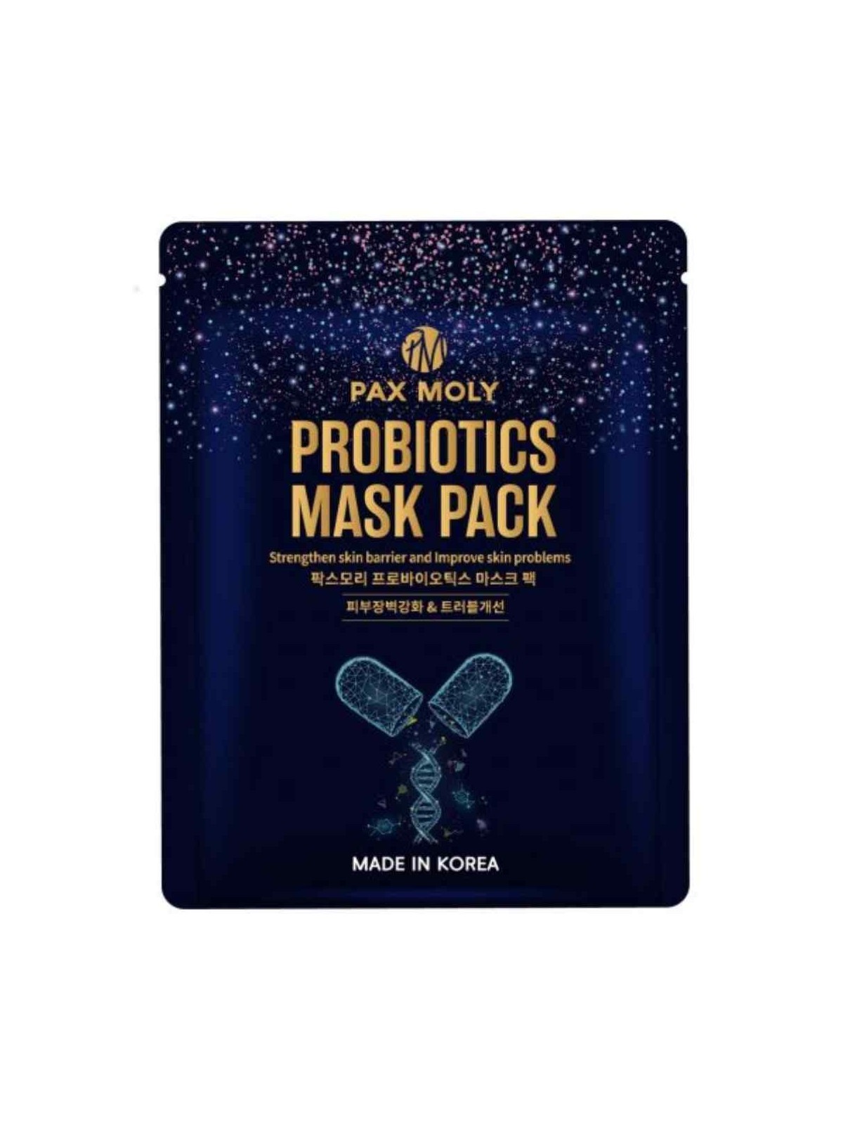 PaxMoly Probiotics Hydrating & Nourishing maschera in tessuto viso giorno e notte 25ml donna