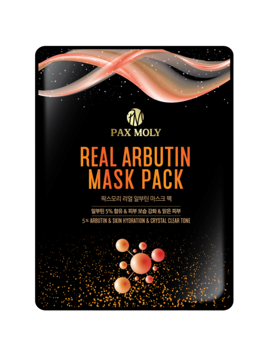 PaxMoly Real Arbutin idratante maschera in tessuto per viso 25ml donna