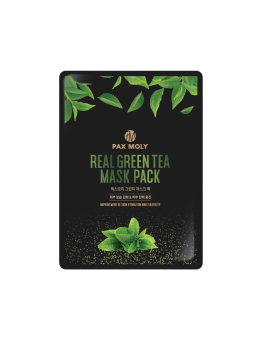 PaxMoly Real Green Tea Hydration & Elasticity maschera in tessuto per viso 25ml donna