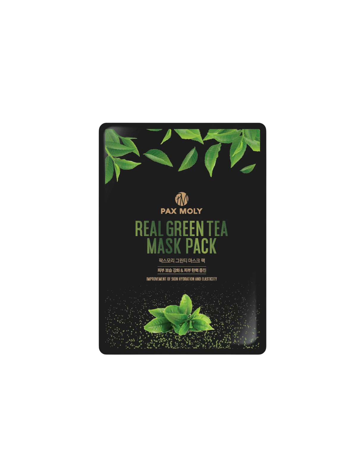PaxMoly Real Green Tea Hydration & Elasticity maschera in tessuto per viso 25ml donna