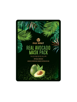 PaxMoly Real Avocado Nutritive maschera in tessuto per viso 25ml donna