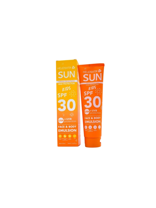Helenvita Kids Sun idratante protezione UV giorno Emulsion per viso e corpo SPF 30 150ml per bambini