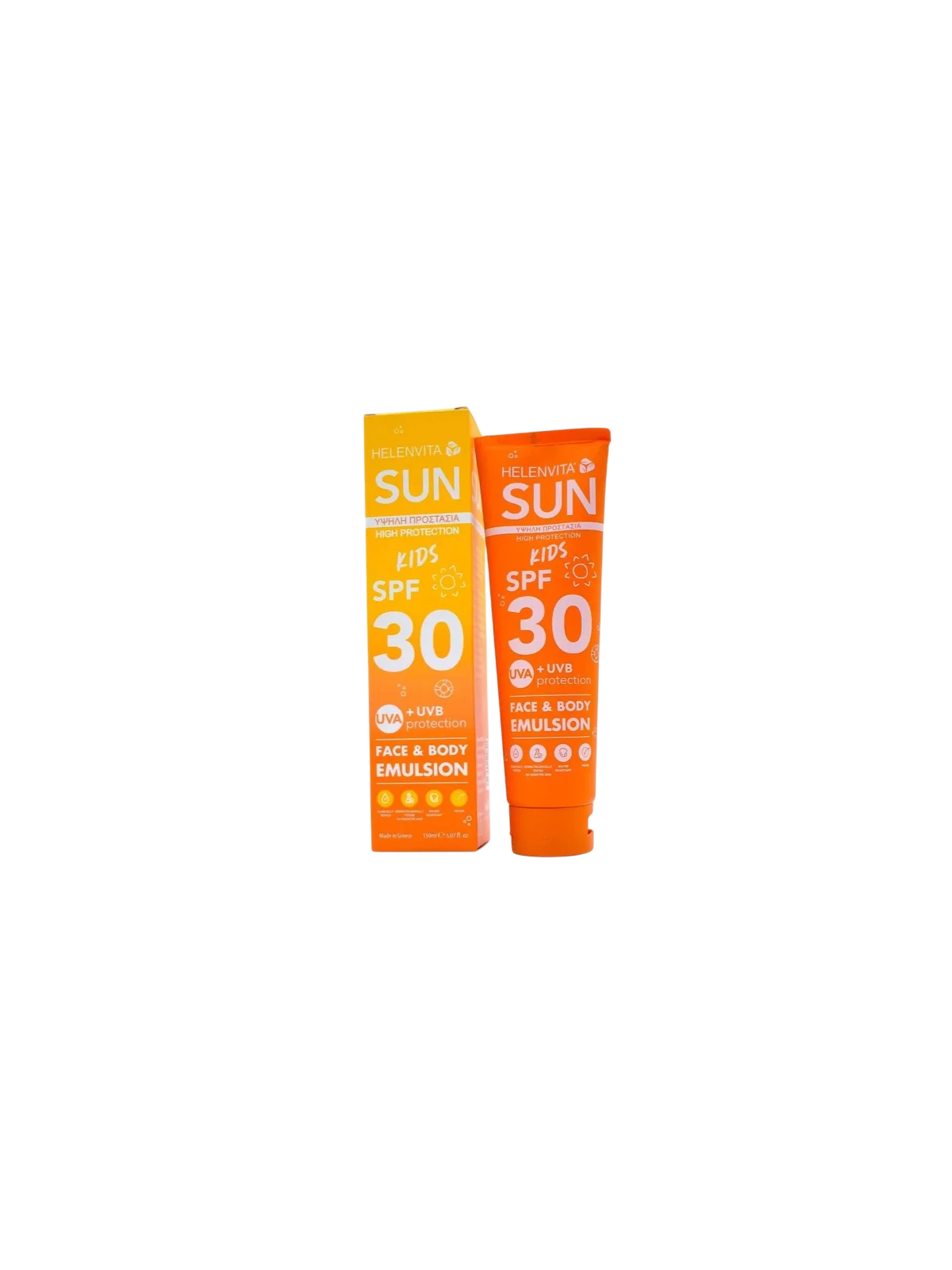Helenvita Kids Sun idratante protezione UV giorno Emulsion per viso e corpo SPF 30 150ml per bambini