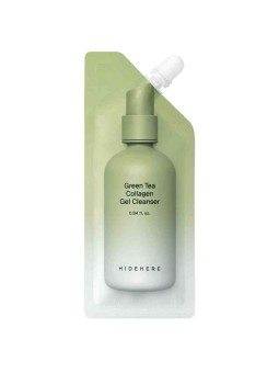 HideHere Green Tea Collagen pulente e idratante gel detergente per viso 25 g donna