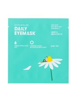 SteamBase Camomile Crown Soothing & Relaxing Weekly or as needed Eye Sheet Mask 1 pcs donna