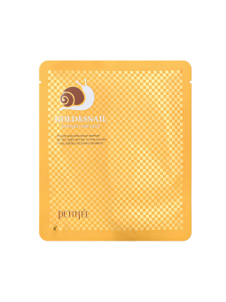 Petitfee Gold & Snail Glow Firming maschera in tessuto per viso 32 g donna