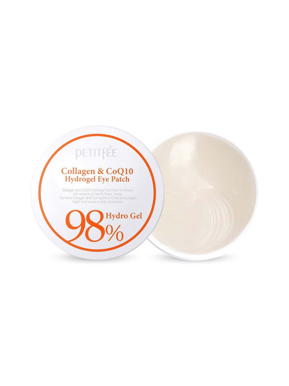 Petitfee Collagen & Coq10 Hydrogel Firmness & Elasticity giorno e notte patch per gli occhi 60 pcs donna
