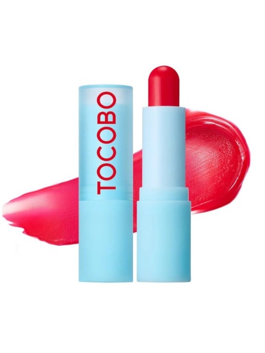 Tocobo Glass Tinted Hydrating & Glow balsamo labbra 011 Flush Cherry 3.5 g donna